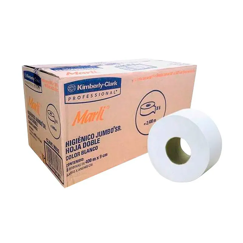 Papel higiénico Jumbo Marli - 6 piezas